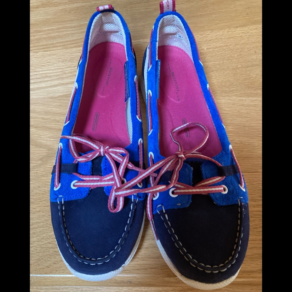 Rockport Boat Shoes. 8.5M. EUC
